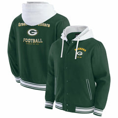 NFL Green Bay Packers Darius Rucker Collection Full-Snap Hoodie Jacket