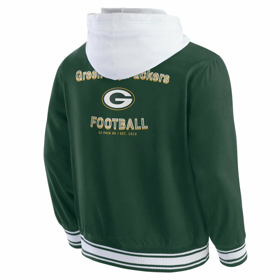 NFL Green Bay Packers Darius Rucker Collection Full-Snap Hoodie Jacket