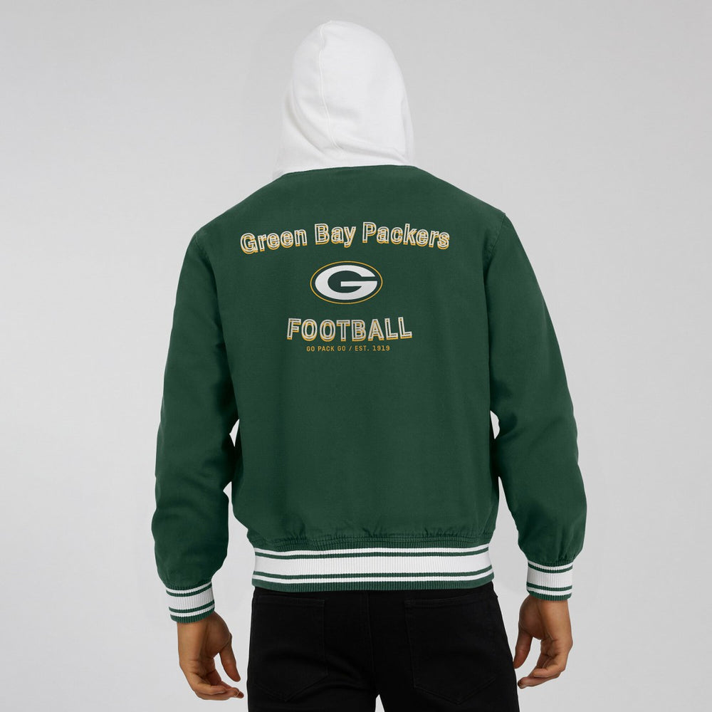 NFL Green Bay Packers Darius Rucker Collection Full-Snap Hoodie Jacket