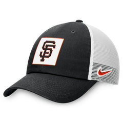 San Francisco Giants Rise Adjustable Trucker Hat - Black | Nike