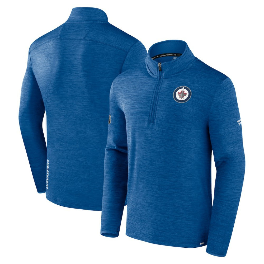 Winnipeg Jets Fanatics Authentic Pro Lightweight Quarter-Zip Pullover