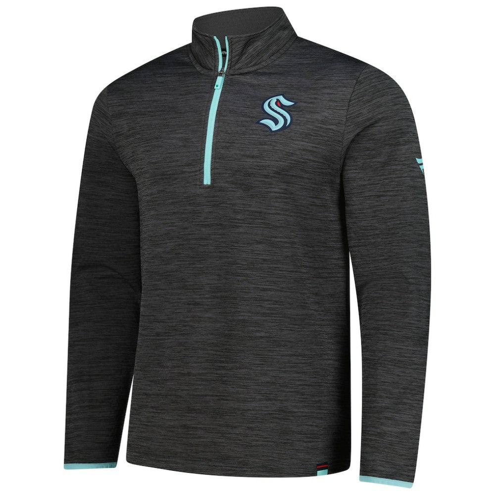 Seattle Kraken Fanatics Authentic Pro Lightweight Quarter-Zip Pullover