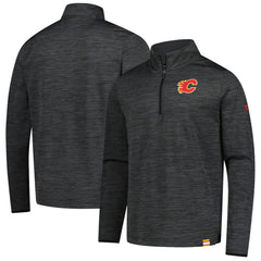 Calgary Flames Fanatics Authentic Pro Lightweight Quarter-Zip Pullover
