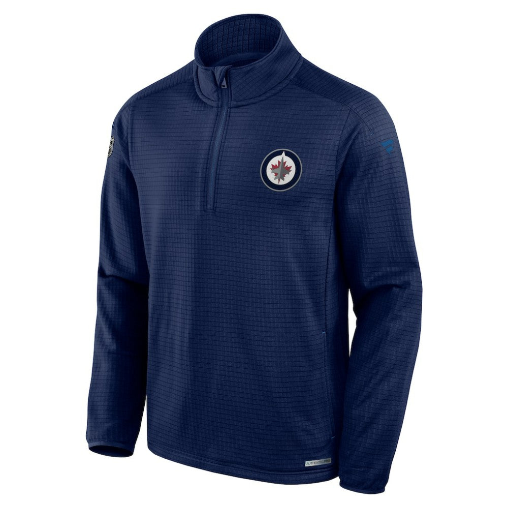 Winnipeg Jets Fanatics Authentic Pro Rink Quarter-Zip Top