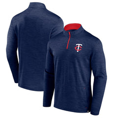 Minnesota Twins Fundamentals Quarter-Zip Pullover - Heather Navy
