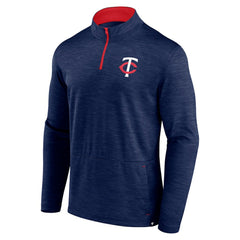 Minnesota Twins Fundamentals Quarter-Zip Pullover - Heather Navy