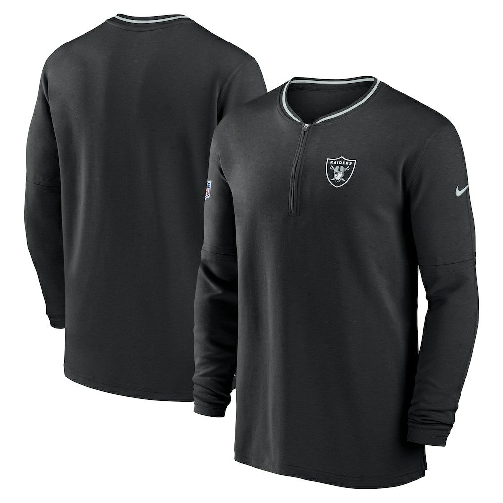 NFL Las Vegas Raiders Coach Half-Zip Sweatshirt