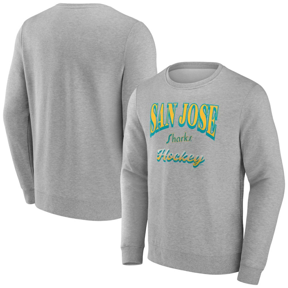 San Jose Sharks Fanatics Light the Candle Fleece Pullover Sweatshirt