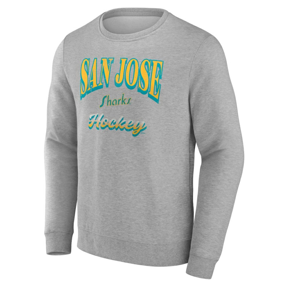 San Jose Sharks Fanatics Light the Candle Fleece Pullover Sweatshirt