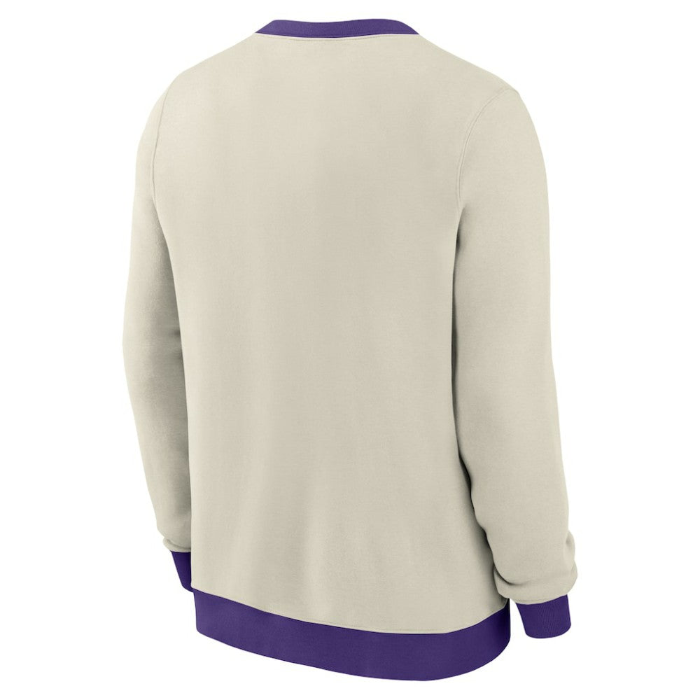 Tampa Bay Rays Cooperstown Collection Fleece Pullover Sweatshirt - Cream | Nike