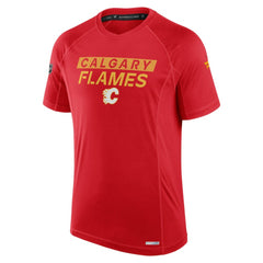Calgary Flames Fanatics Authentic Pro Rink Tech T-Shirt