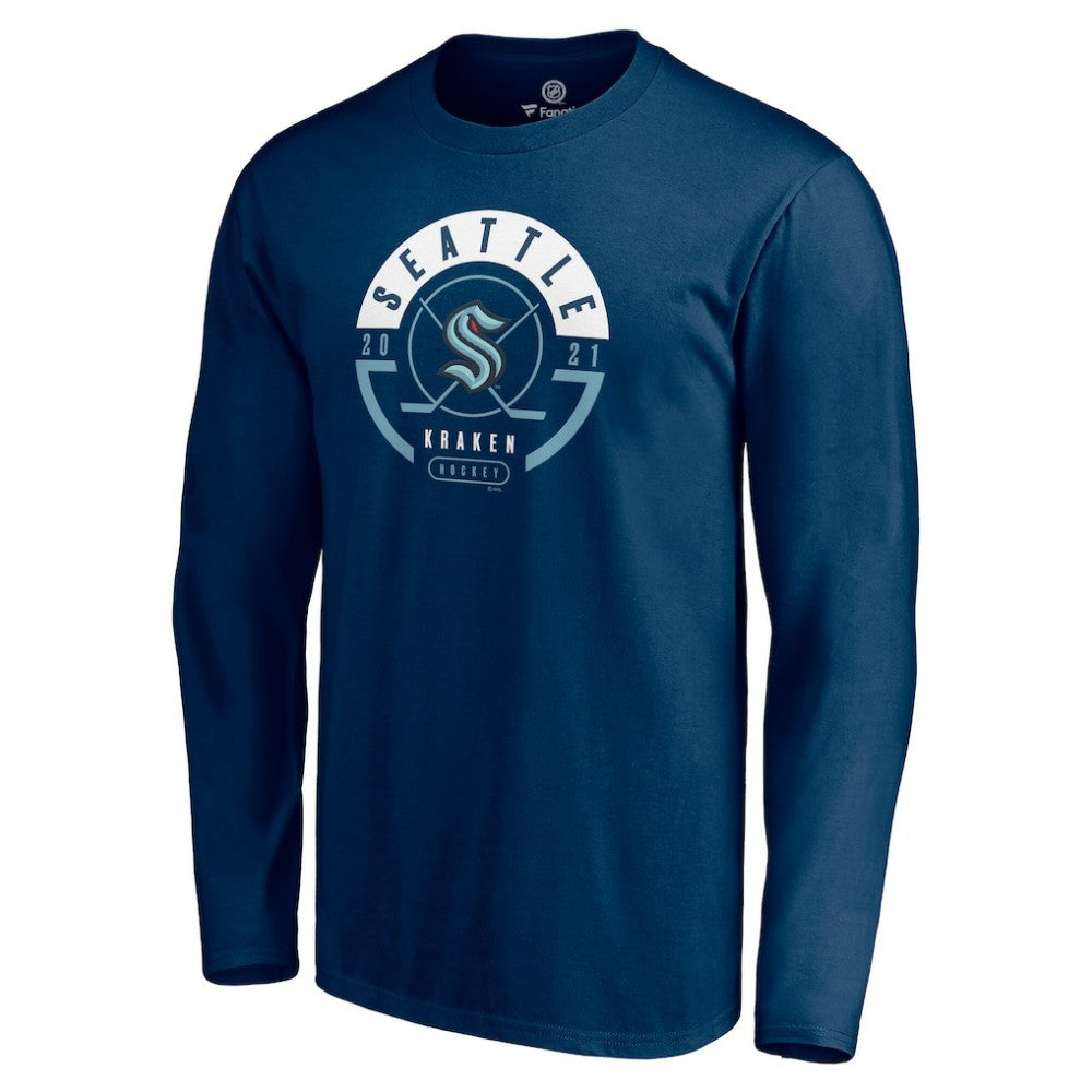 Seattle Kraken Fanatics Block Party Long Sleeve T-Shirt
