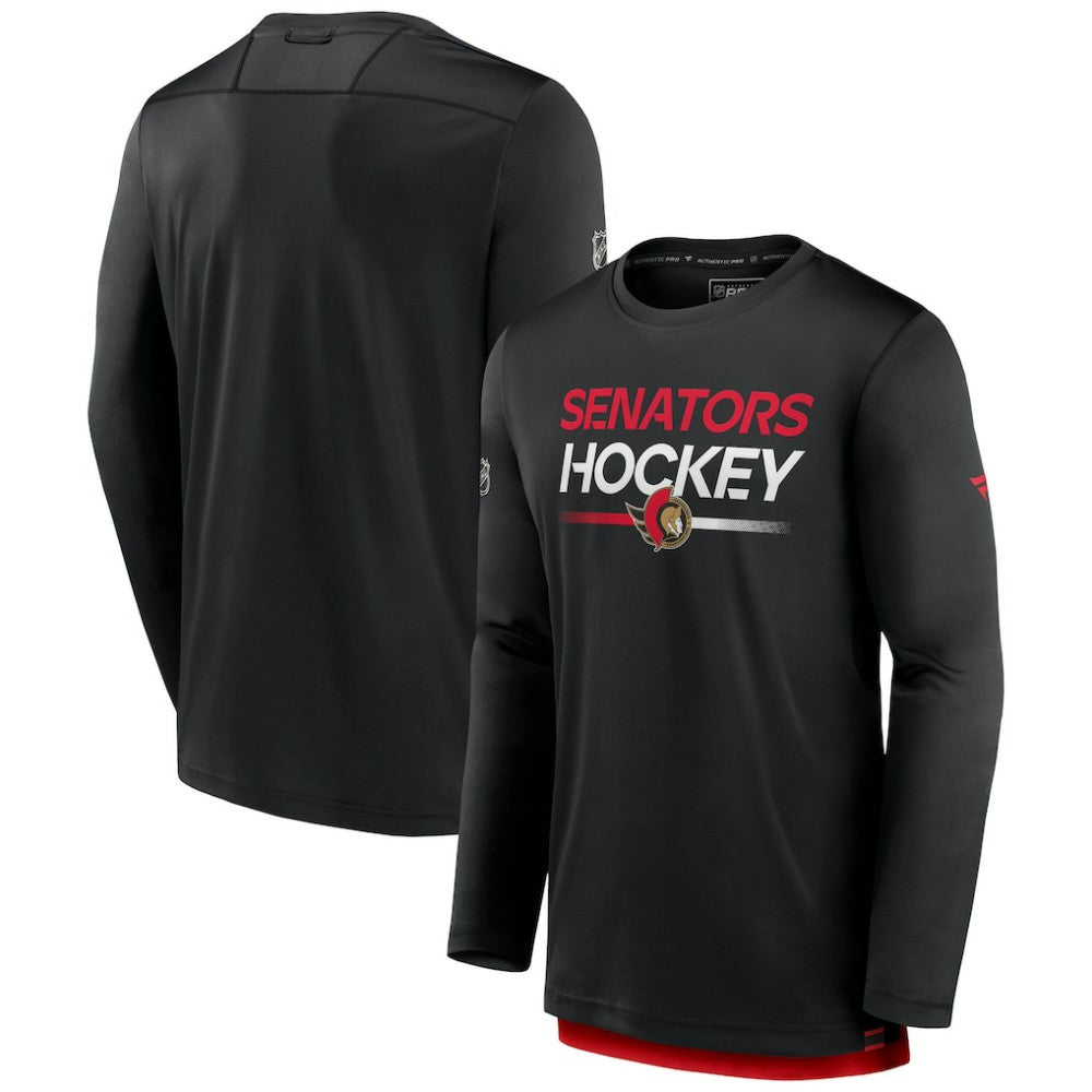 Ottawa Senators Fanatics Authentic Pro Tech Long Sleeve T-Shirt