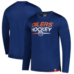 Edmonton Oilers Fanatics Authentic Pro Tech Long Sleeve T-Shirt