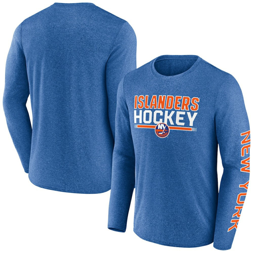 New York Islanders Fanatics Sweep Iconic Synthetic Long Sleeve T-Shirt