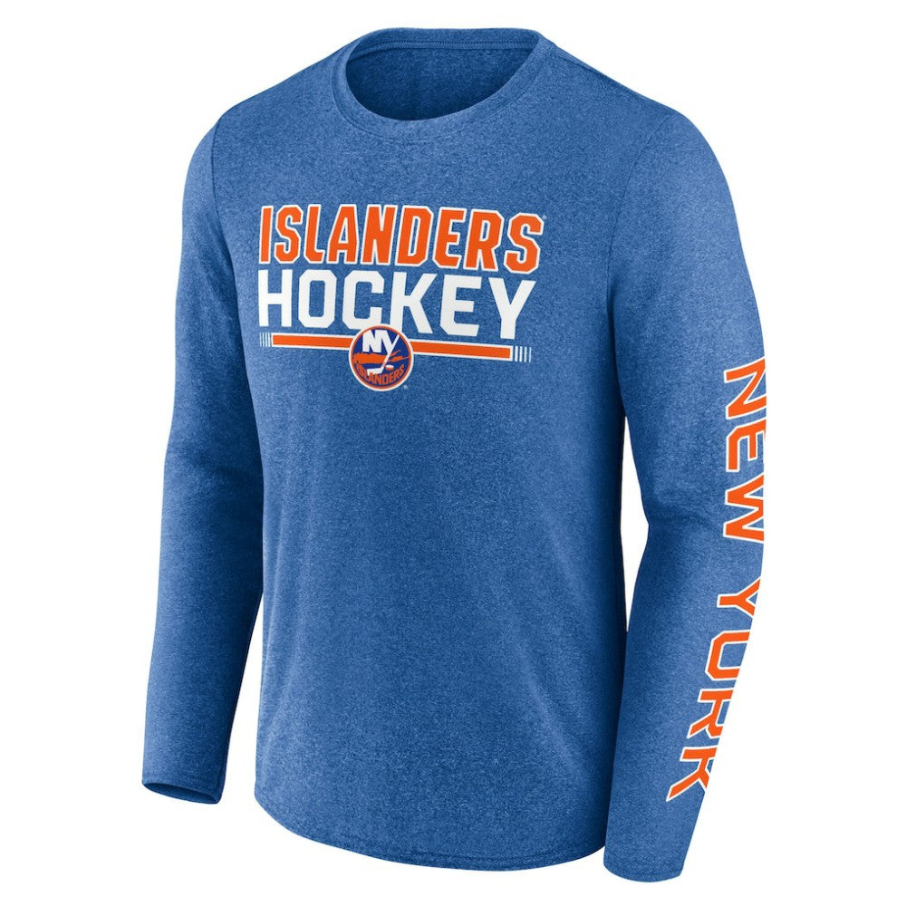 New York Islanders Fanatics Sweep Iconic Synthetic Long Sleeve T-Shirt