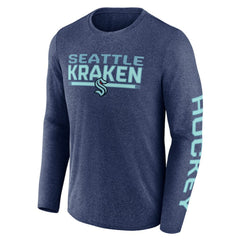 Seattle Kraken Fanatics Sweep Iconic Synthetic Long Sleeve T-Shirt