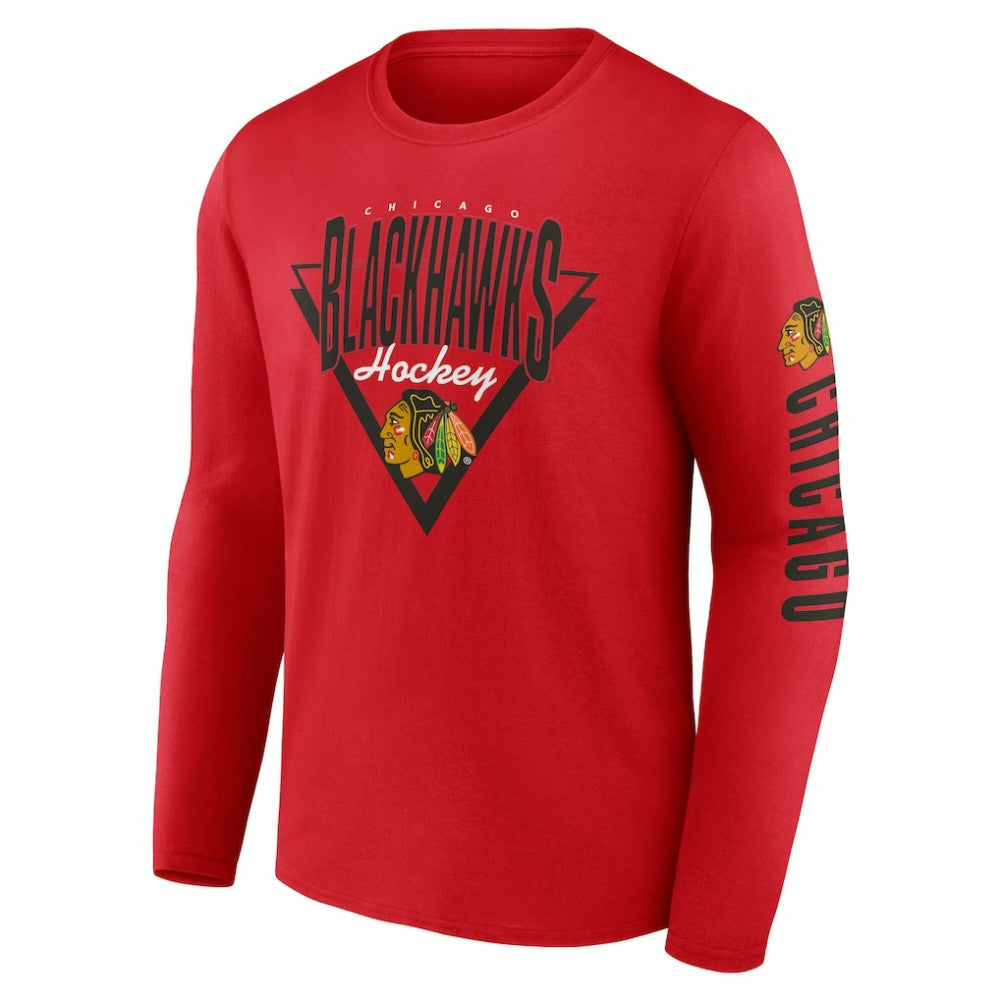 Chicago Blackhawks Fanatics Headline Long Sleeve T-Shirt