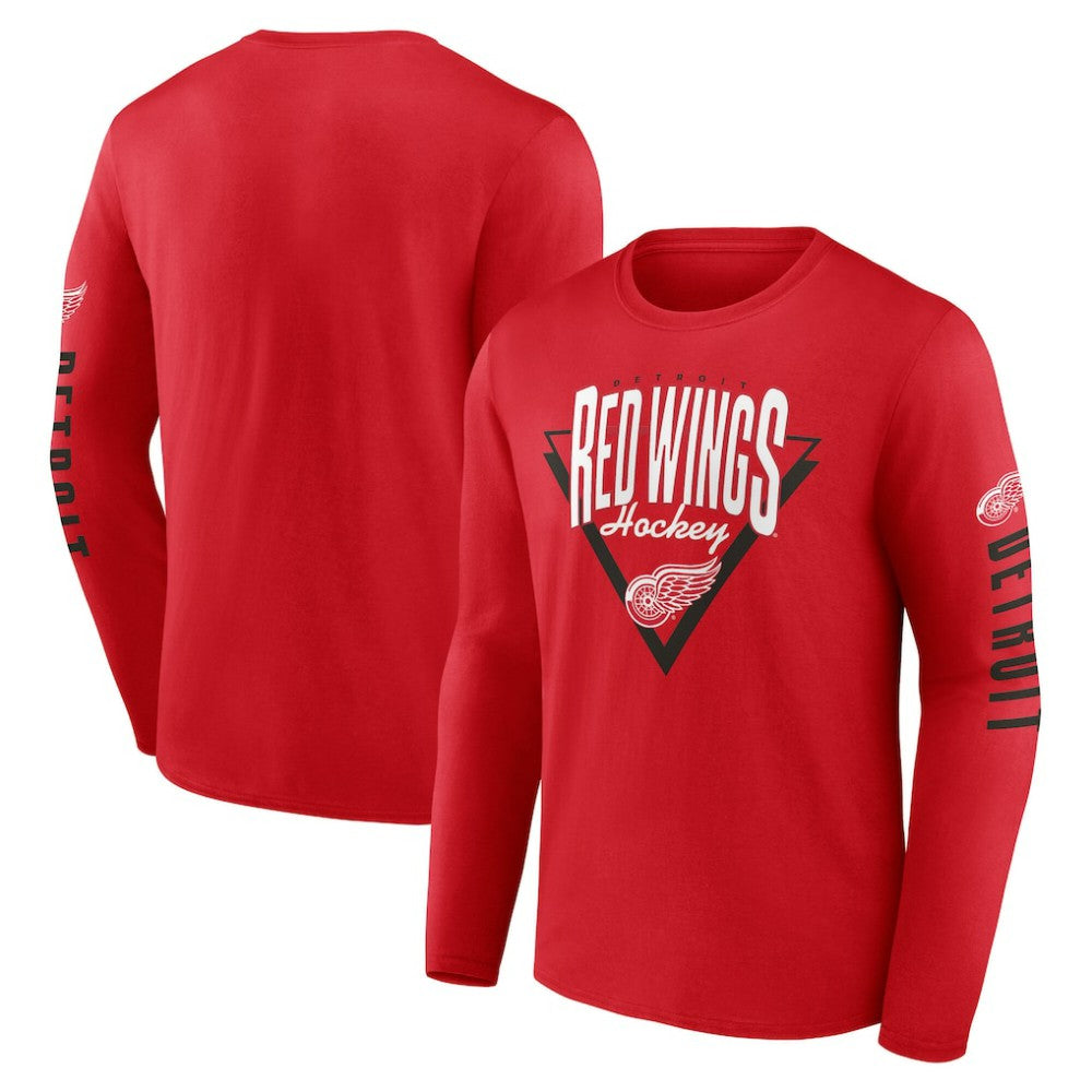 Detroit Red Wings Fanatics Headline Long Sleeve T-Shirt