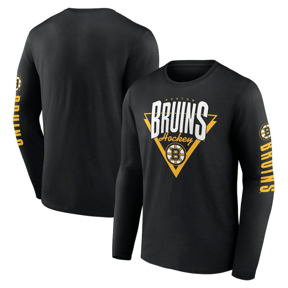 Boston Bruins Fanatics Headline Long Sleeve T-Shirt