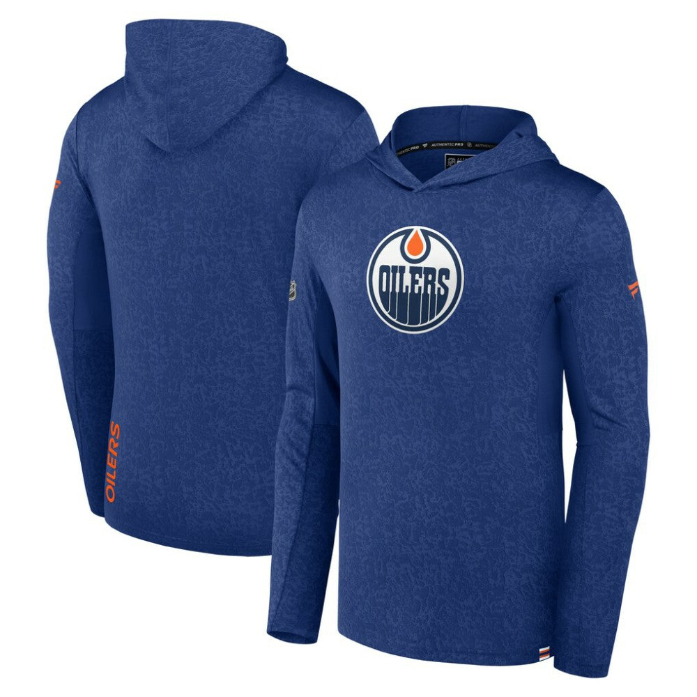 Edmonton Oilers Fanatics Authentic Pro Lightweight Pullover Hoodie