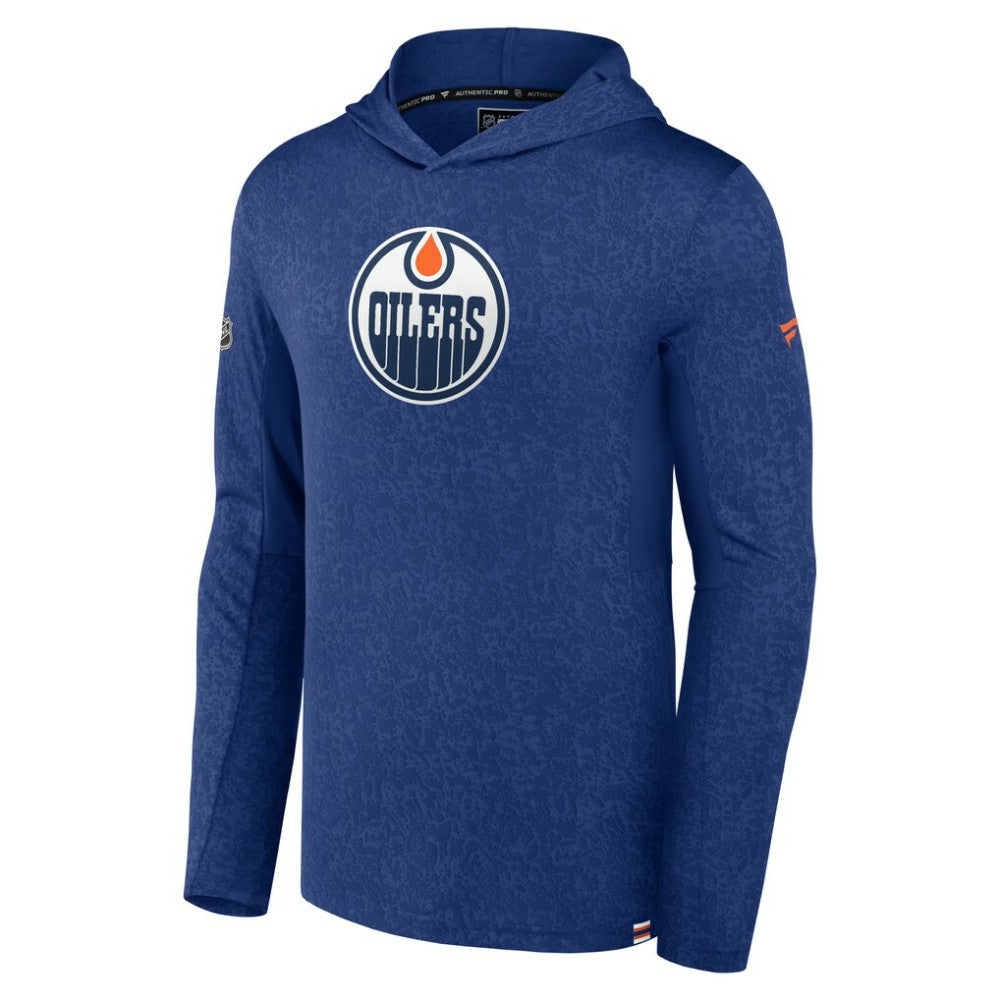 Edmonton Oilers Fanatics Authentic Pro Lightweight Pullover Hoodie