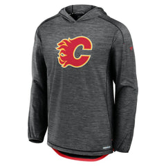 Calgary Flames Fanatics Authentic Pro Rink Pullover Hoodie