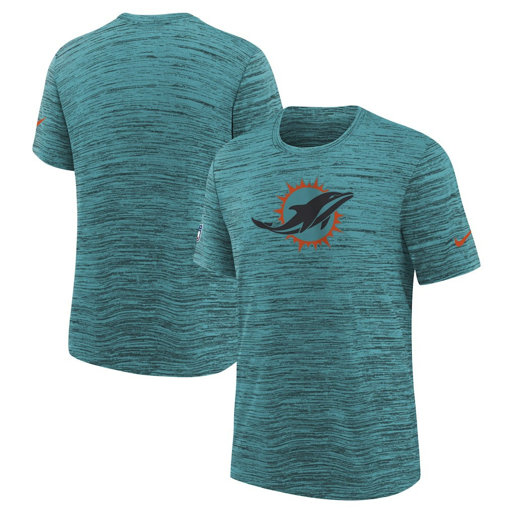 NFL Miami Dolphins Youth 2025 Rivalries Collection Sideline Velocity Dri-FIT T-Shirt