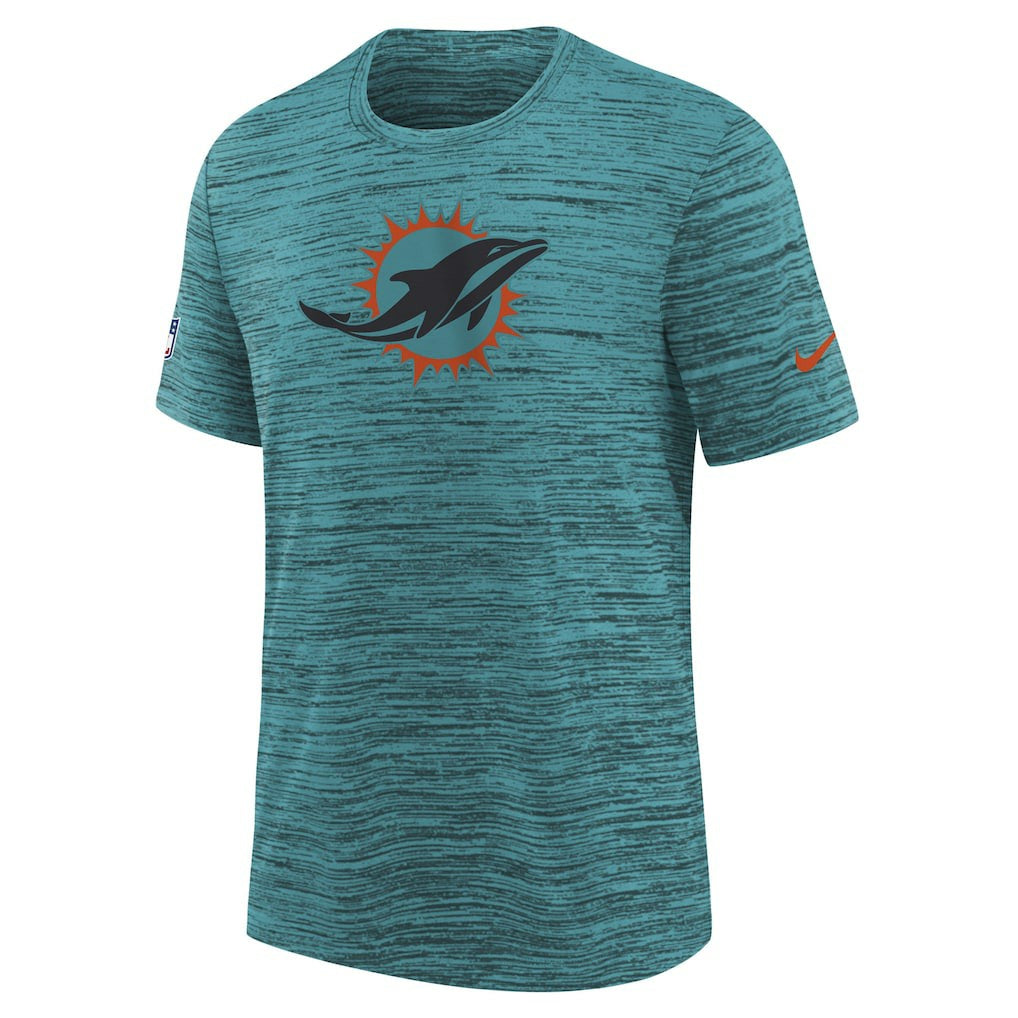 NFL Miami Dolphins Youth 2025 Rivalries Collection Sideline Velocity Dri-FIT T-Shirt
