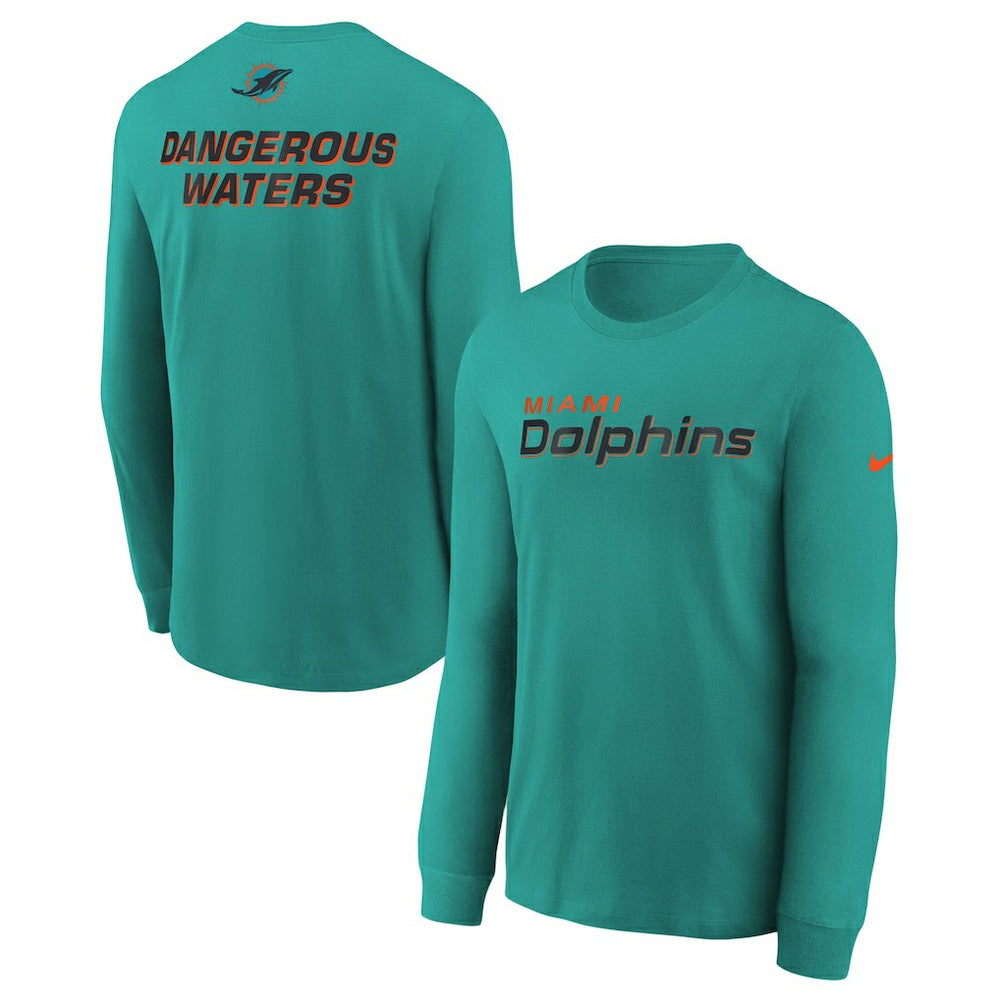 NFL Miami Dolphins Youth 2025 Rivalries Collection Long Sleeve T-Shirt