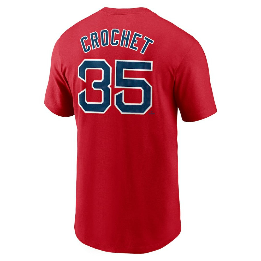 Garrett Crochet Boston Red Sox Fuse Name & Number T-Shirt - Red | Nike