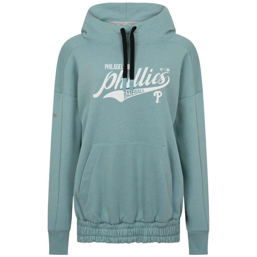 Philadelphia Phillies Levelwear Women's Waterfall Glide Pullover Hoodie - Blue