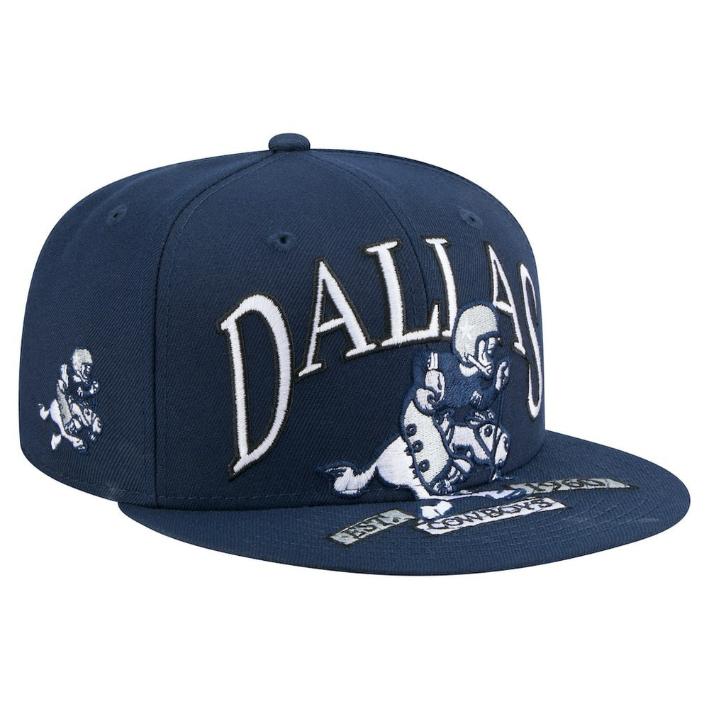 NFL Dallas Cowboys Throwback Oversized 59FIFTY Fitted Hat
