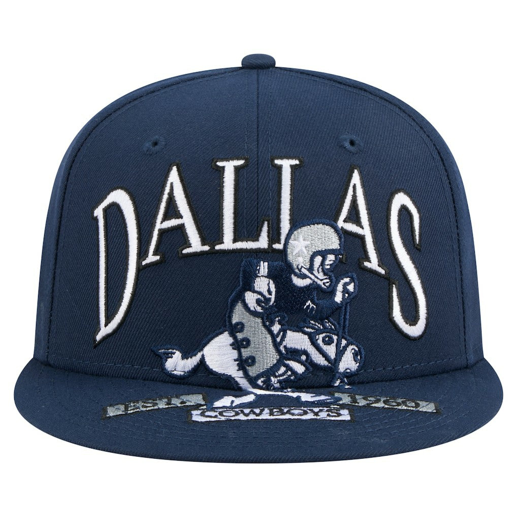 NFL Dallas Cowboys Throwback Oversized 59FIFTY Fitted Hat