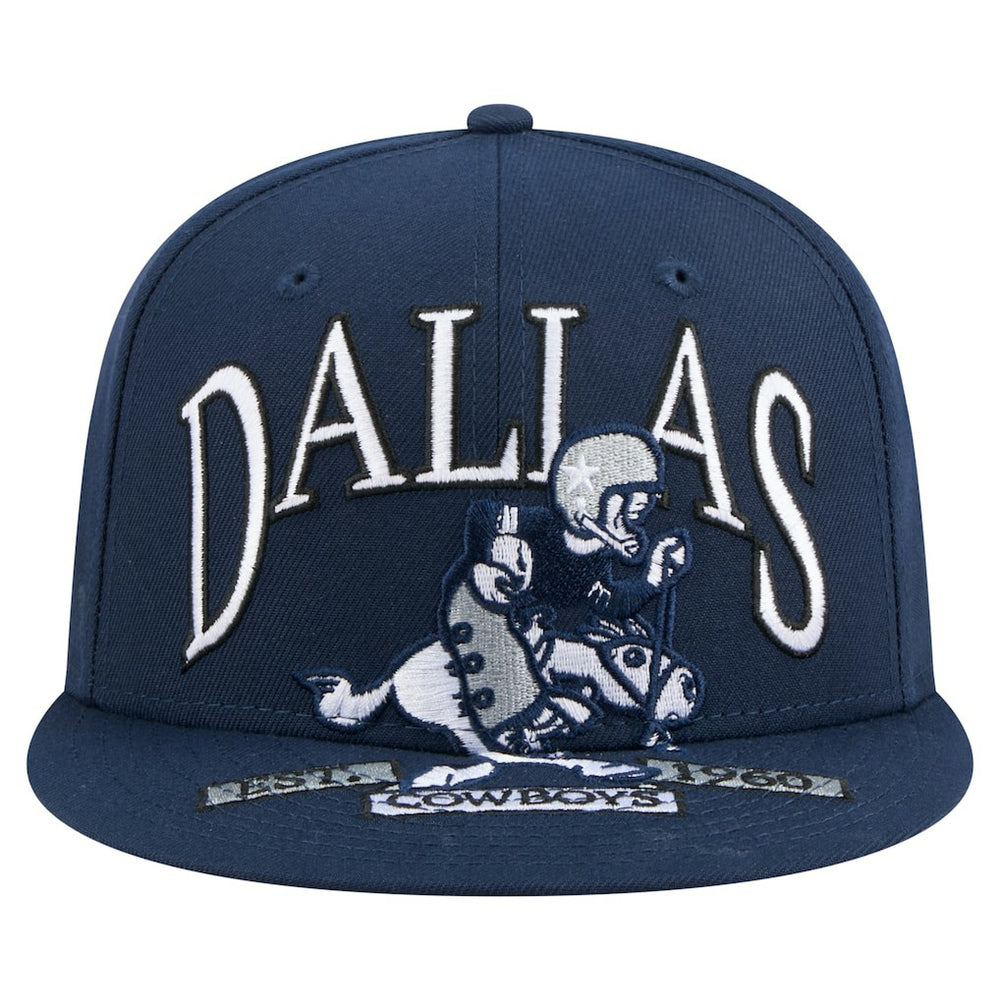 NFL Dallas Cowboys Throwback Oversized 59FIFTY Fitted Hat