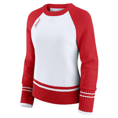 NFL Atlanta Falcons WEAR by Erin Andrews Women's Colorblock Raglan Sweater