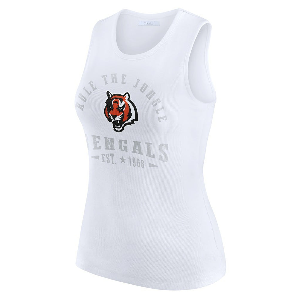 NFL Cincinnati Bengals WEAR by Erin Andrews Women's Ribbed Graphic Tank Top