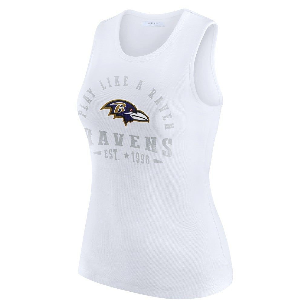 NFL Baltimore Ravens WEAR by Erin Andrews Women's Ribbed Graphic Tank Top