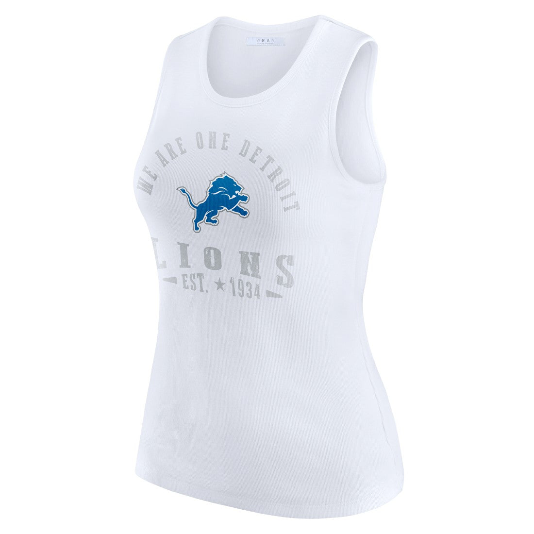 NFL Detroit Lions WEAR by Erin Andrews Women's Ribbed Graphic Tank Top
