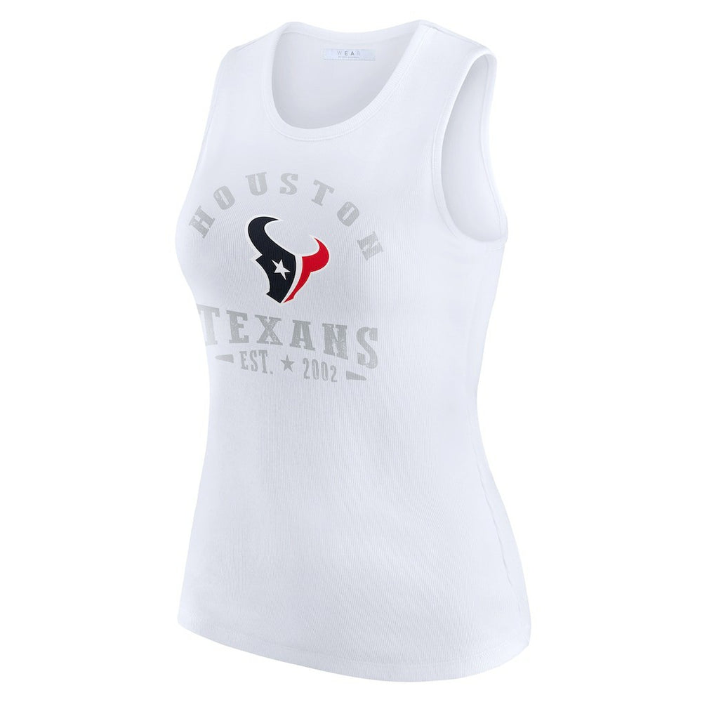 NFL Houston Texans WEAR by Erin Andrews Women's Ribbed Graphic Tank Top