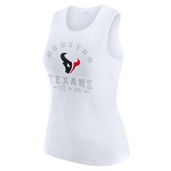 NFL Houston Texans WEAR by Erin Andrews Women's Ribbed Graphic Tank Top