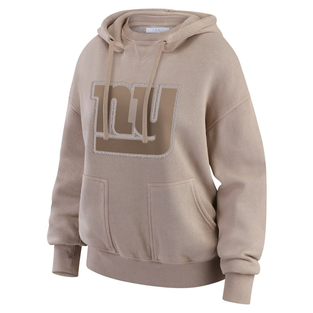 NFL New York Giants WEAR by Erin Andrews Women's Washed Pullover Crewdie