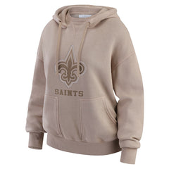 NFL New Orleans Saints WEAR by Erin Andrews Women's Washed Pullover Crewdie