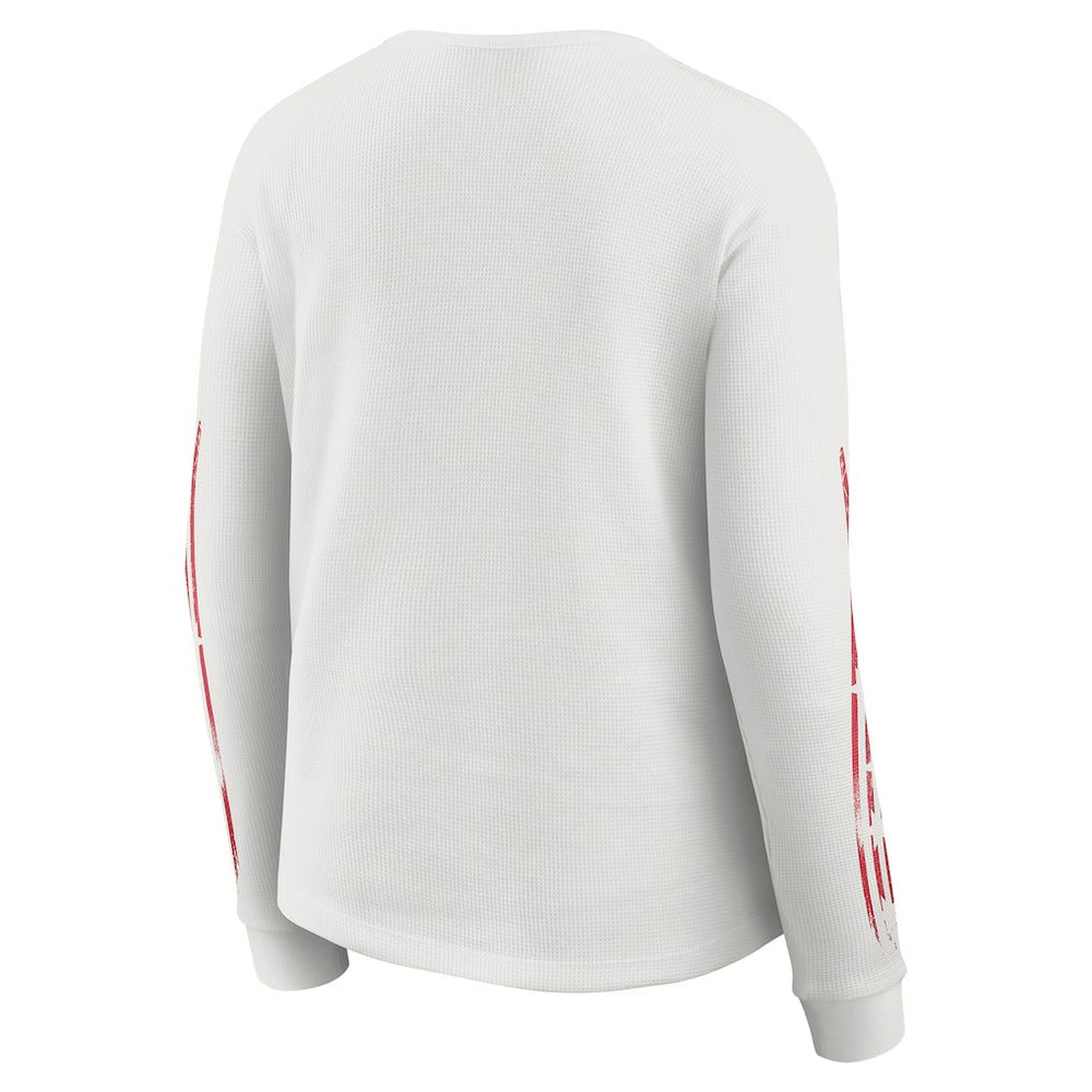 NFL Kansas City Chiefs WEAR by Erin Andrews Women's Graphic Waffle Long-Sleeve T-Shirt