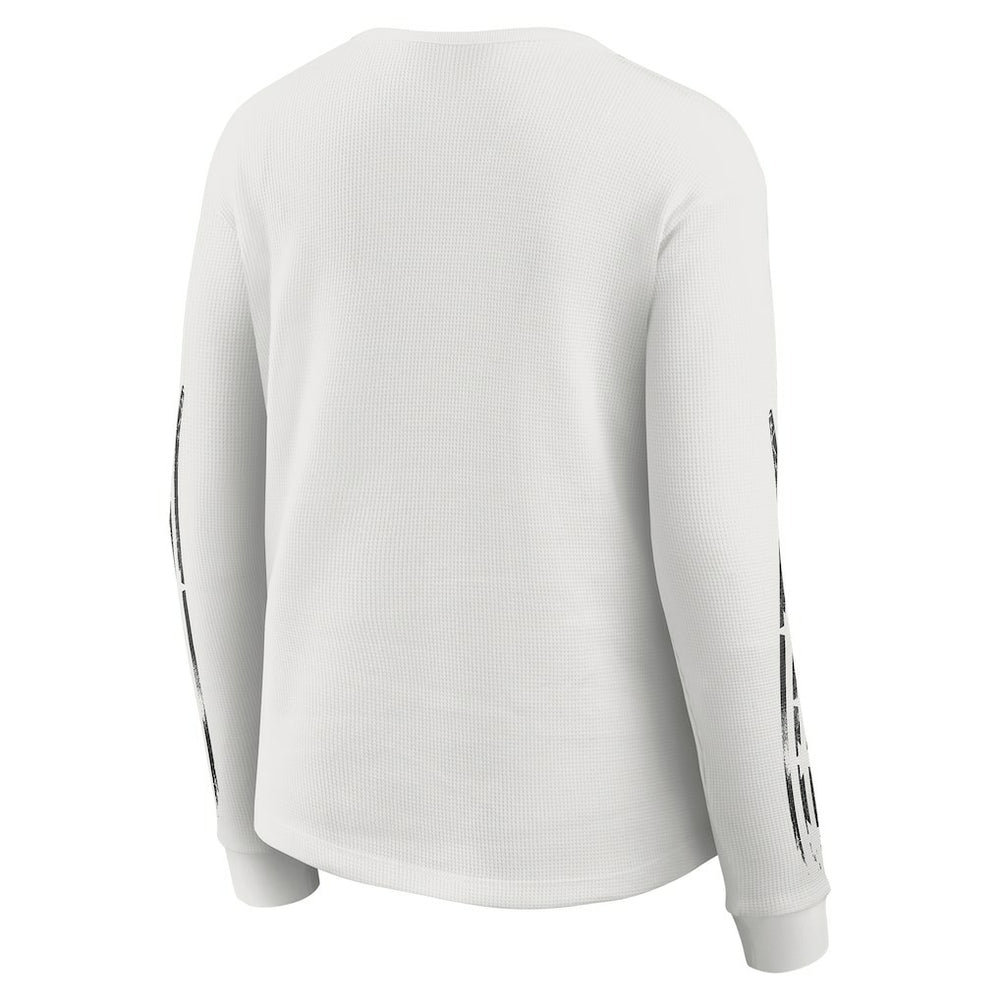 NFL New Orleans Saints WEAR by Erin Andrews Women's Graphic Waffle Long-Sleeve T-Shirt