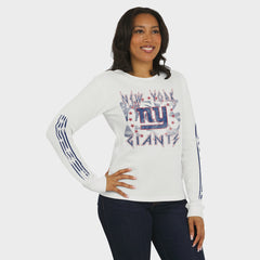 NFL New York Giants WEAR by Erin Andrews Women's Graphic Waffle Long-Sleeve T-Shirt