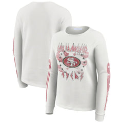 NFL San Francisco 49ers WEAR by Erin Andrews Women's Graphic Waffle Long-Sleeve T-Shirt