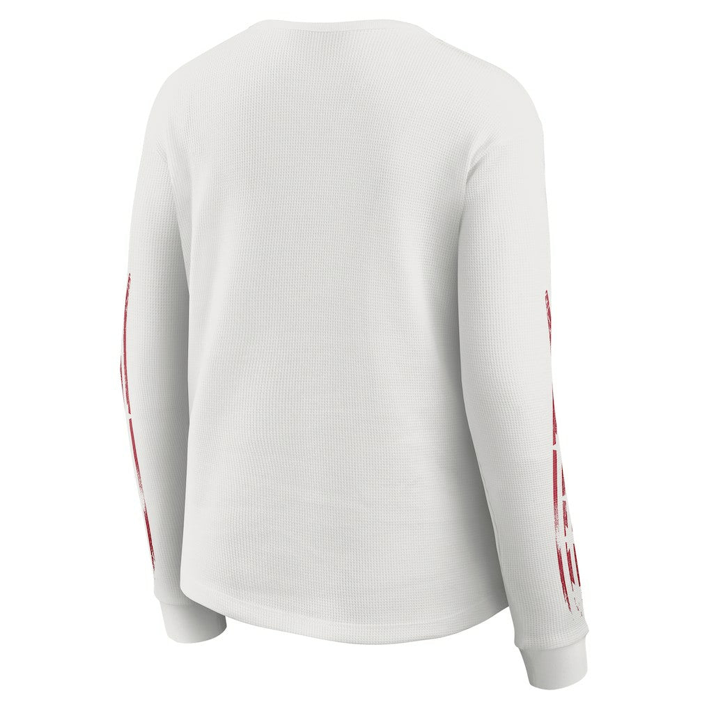 NFL San Francisco 49ers WEAR by Erin Andrews Women's Graphic Waffle Long-Sleeve T-Shirt