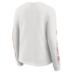 NFL San Francisco 49ers WEAR by Erin Andrews Women's Graphic Waffle Long-Sleeve T-Shirt
