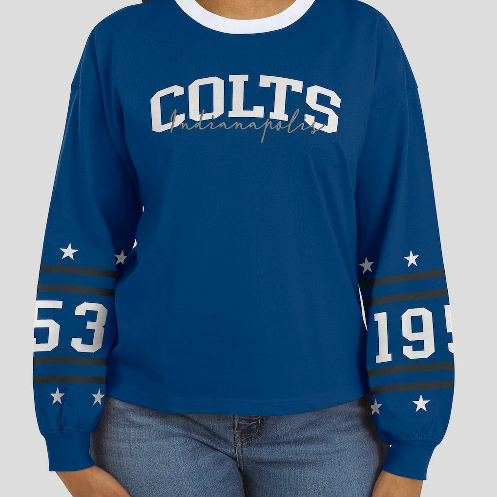 NFL Indianapolis Colts WEAR by Erin Andrews Women's Sport Long-Sleeve T-Shirt